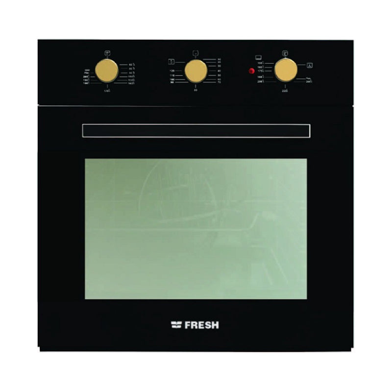 Fresh Built-In Oven 60 Cm 56 Liters Black GEOFR60CMBG. Fresh Built-In Oven 60 Cm 56 Liters Black GEOFR60CMBG.